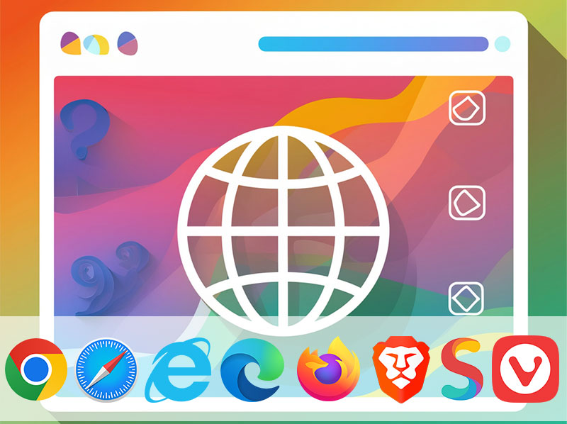 webブラウザの種類イメージ