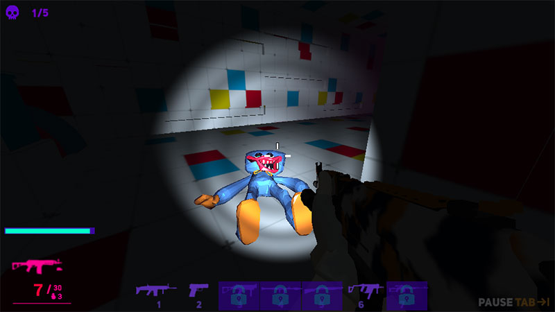 Huggy Wuggy Shooter ボス討伐スクリーンショット