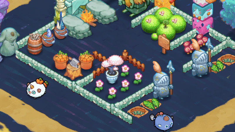 アクシーインフィニティ 土地開発スクリーンショット