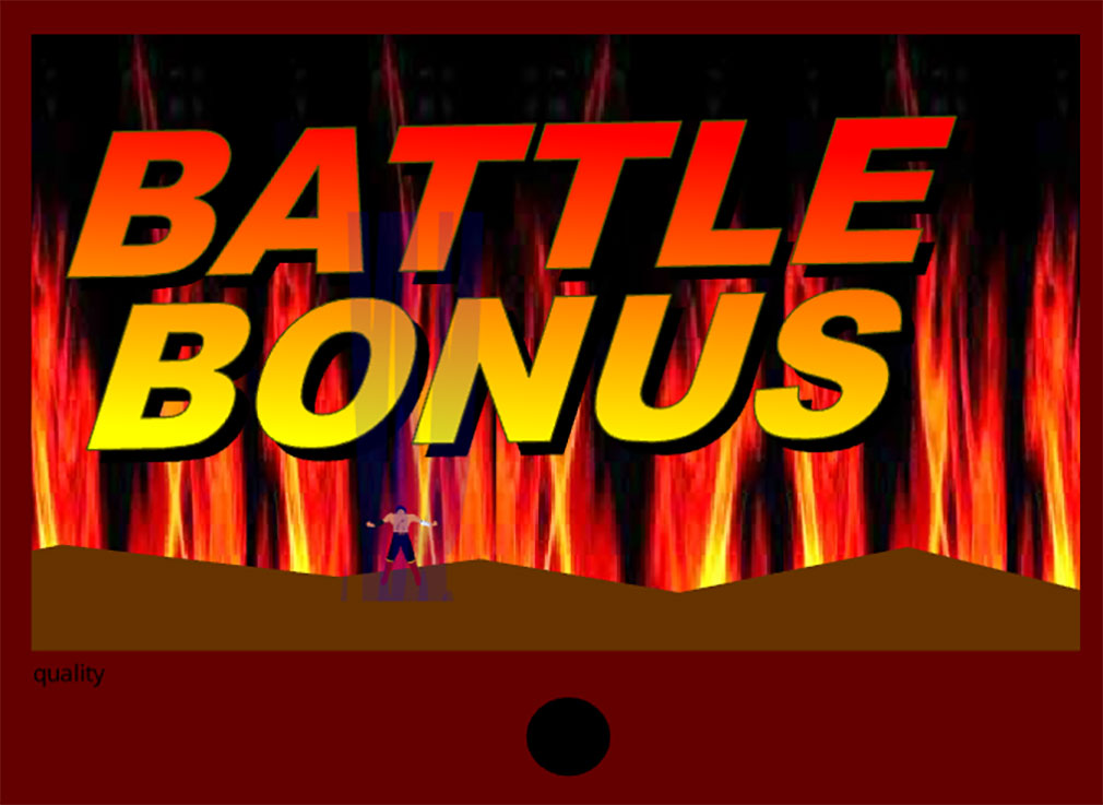 北斗の拳 バトルボーナス 手書きで再現されているプレイ画面スクリーンショット