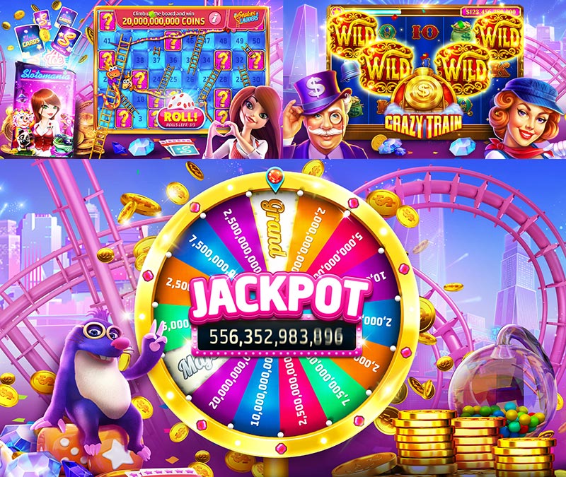 Slotomania 色んな台で遊べる紹介イメージ