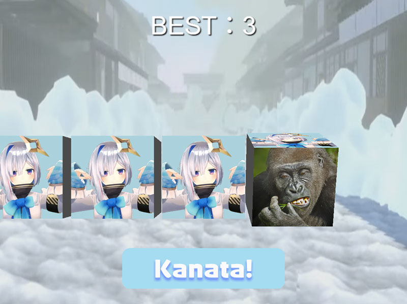 かなゴリスロット かなたんを揃えるプレイスクリーンショット