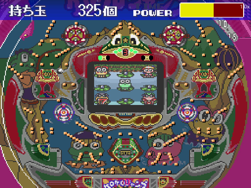 ケロケロジャンプ 時短機で遊ぶスクリーンショット