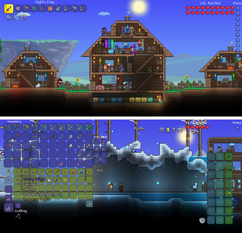 Terraria（テラリア）　探索、マイニングスクリーンショット
