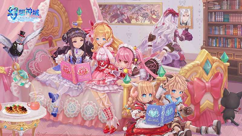 幻想神域 Another Fate　『神』たちが仲良く過ごせるハウジング機能搭載の紹介イメージ