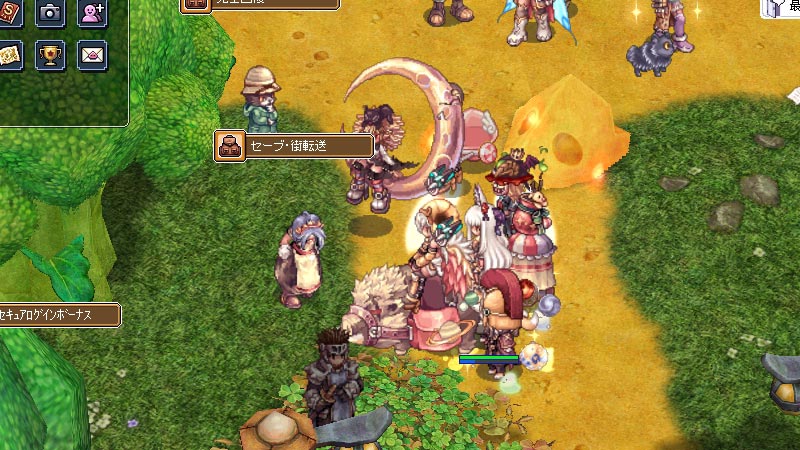 ラグナロクオンライン（RO）　他のプレイヤーがいてもサクサク遊べるスクリーンショット