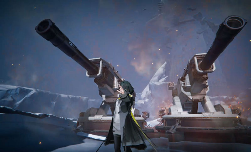 アークナイツエンドフィールド 敵を迎撃する機械スクリーンショット