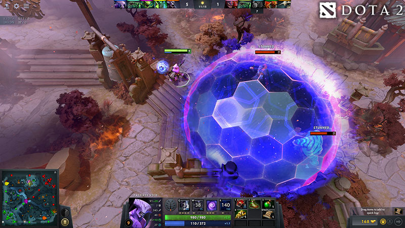 Dota2(ドータ2) 毎回異なるバトルスクリーンショット