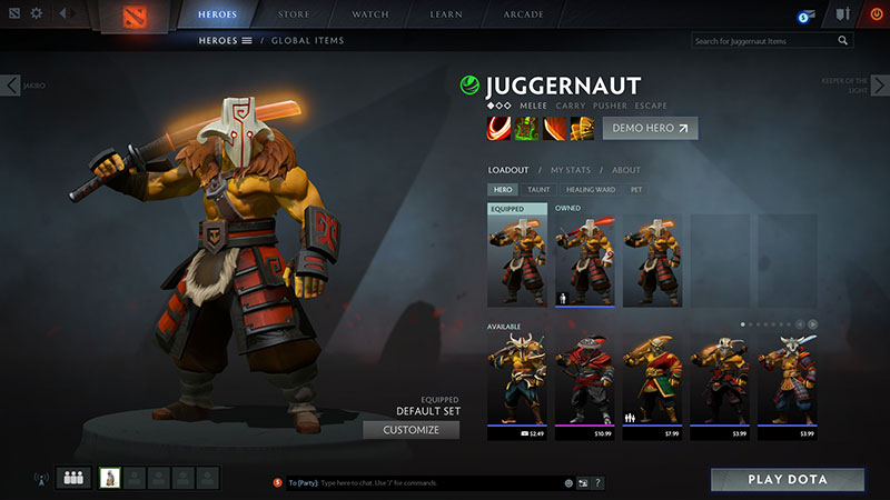 Dota2(ドータ2) ヒーロー強化スクリーンショット