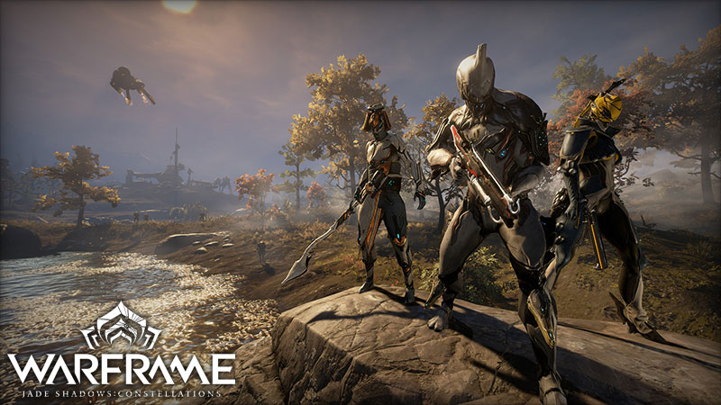 Warframe(ワ―フレーム) 宇宙が舞台になった戦士キャラスクリーンショット