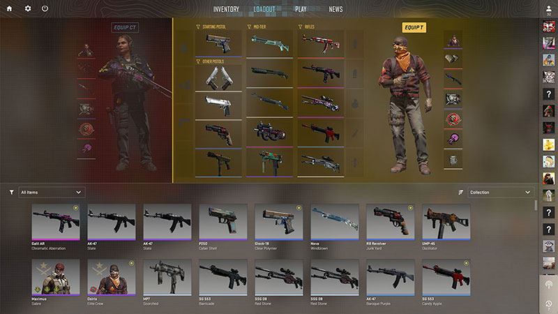 カウンターストライク2(Counter Strike2)CS2 防具装備スクリーンショット